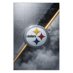 nfl pittsburgh steelers football team logo sport carpet area rug home decor gift psw230