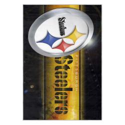 nfl pittsburgh steelers football team logo sport carpet area rug home decor gift psw233