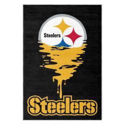 nfl pittsburgh steelers football team logo sport carpet area rug home decor gift psw235