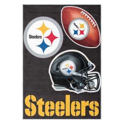nfl pittsburgh steelers football team logo sport carpet area rug home decor gift psw238