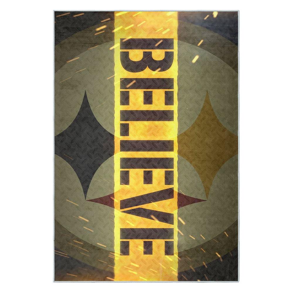 NFL Pittsburgh Steelers Football Team Logo Sport Carpet Area Rug Home Decor Gift PSW239 2 nfl pittsburgh steelers football team logo sport carpet area rug home decor gift psw239