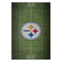 nfl pittsburgh steelers football team logo sport carpet area rug home decor gift psw240