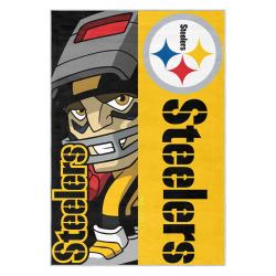 nfl pittsburgh steelers football team logo sport carpet area rug home decor gift psw244