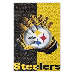 nfl pittsburgh steelers football team logo sport carpet area rug home decor gift psw249