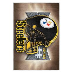 nfl pittsburgh steelers football team logo sport carpet area rug home decor gift psw251