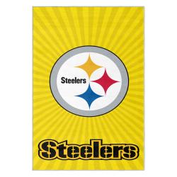 nfl pittsburgh steelers football team logo sport carpet area rug home decor gift psw266