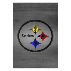 nfl pittsburgh steelers football team logo sport carpet area rug home decor gift psw273