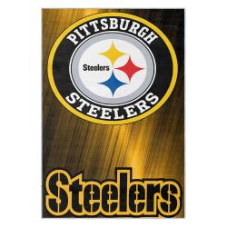 nfl pittsburgh steelers football team logo sport carpet area rug home decor gift psw278
