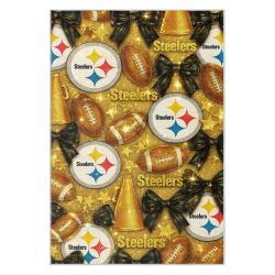 nfl pittsburgh steelers football team logo sport carpet area rug home decor gift psw280