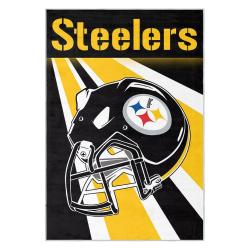 nfl pittsburgh steelers football team logo sport carpet area rug home decor gift psw282