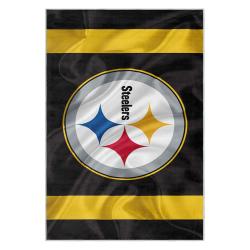 nfl pittsburgh steelers football team logo sport carpet area rug home decor gift psw284