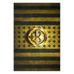 nfl pittsburgh steelers football team logo sport carpet area rug home decor gift psw287