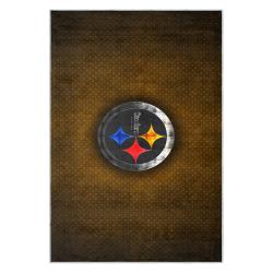 nfl pittsburgh steelers football team logo sport carpet area rug home decor gift psw290