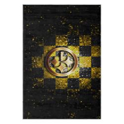 nfl pittsburgh steelers football team logo sport carpet area rug home decor gift psw297