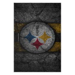 nfl pittsburgh steelers football team logo sport carpet area rug home decor gift psw298