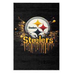 nfl pittsburgh steelers football team logo sport carpet area rug home decor gift psw95