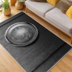 nfl pittsburgh steelers football team logo sport carpet area rug home decor living room psw145