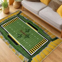 nfl pittsburgh steelers football team logo sport carpet area rug home decor living room psw96