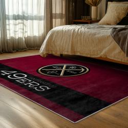 NFL San Francisco 49ers Rectangle Rug Personalized Non-Slip Carpet Gift For Football Fans FS133