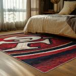 nfl san francisco 49ers football team logo sport carpet area rug home decor bed room fs136