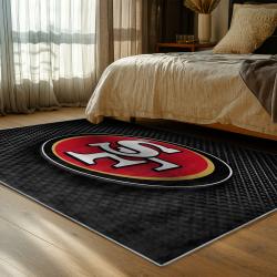 NFL San Francisco 49ers Football Team Logo Sport Carpet Area Rug Home Decor Gift 49ers Faithful FS138