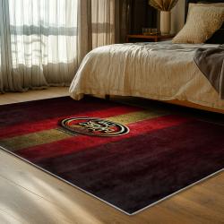 NFL San Francisco 49ers Football Team Logo Sport Carpet Area Rug Home Decor Gift 49ers Faithful FS147
