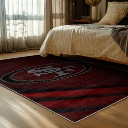 NFL San Francisco 49ers Football Team Logo Sport Carpet Area Rug Home Decor Gift 49ers Faithful FS159