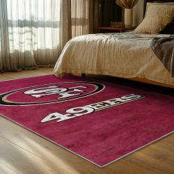 NFL San Francisco 49ers Football Team Logo Sport Carpet Area Rug Home Decor Gift 49ers Faithful FS161