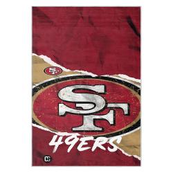 nfl san francisco 49ers football team logo sport carpet area rug home decor gift 49ers faithful fs127