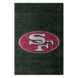 nfl san francisco 49ers football team logo sport carpet area rug home decor gift 49ers faithful fs129