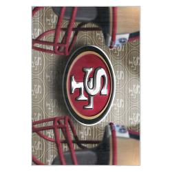 nfl san francisco 49ers football team logo sport carpet area rug home decor gift 49ers faithful fs134