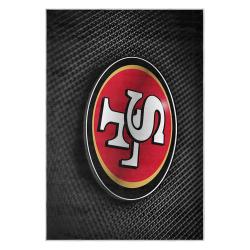 nfl san francisco 49ers football team logo sport carpet area rug home decor gift 49ers faithful fs138