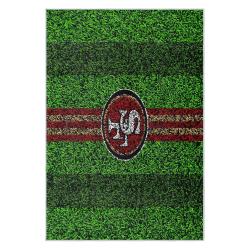 nfl san francisco 49ers football team logo sport carpet area rug home decor gift 49ers faithful fs146