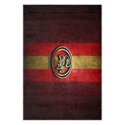 nfl san francisco 49ers football team logo sport carpet area rug home decor gift 49ers faithful fs147