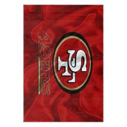 nfl san francisco 49ers football team logo sport carpet area rug home decor gift 49ers faithful fs149