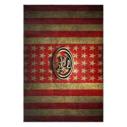 nfl san francisco 49ers football team logo sport carpet area rug home decor gift 49ers faithful fs155