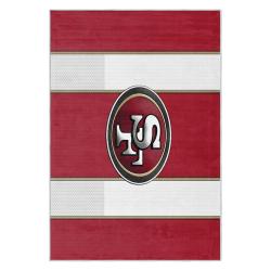 nfl san francisco 49ers football team logo sport carpet area rug home decor gift 49ers faithful fs160