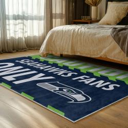 nfl seattle seahawks area rug non slip football carpet home decor gift idea for fans bedroom ss111