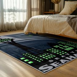 nfl seattle seahawks area rug non slip football carpet home decor gift idea for fans bedroom ss119