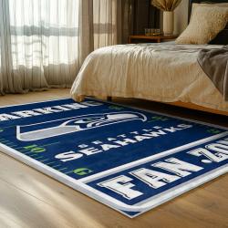 nfl seattle seahawks area rug non slip football carpet home decor gift idea for fans bedroom ss121
