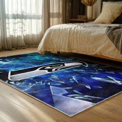 nfl seattle seahawks area rug non slip football carpet home decor gift idea for fans bedroom ss127