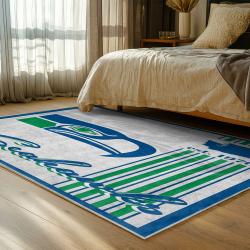 nfl seattle seahawks area rug non slip football carpet home decor gift idea for fans bedroom ss140