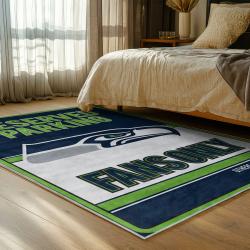 nfl seattle seahawks area rug non slip football carpet home decor gift idea for fans bedroom ss145