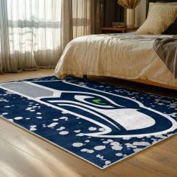 nfl seattle seahawks area rug non slip football carpet home decor gift idea for fans bedroom ss148