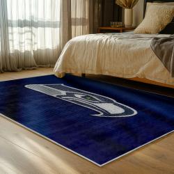 nfl seattle seahawks area rug non slip football carpet home decor gift idea for fans bedroom ss149