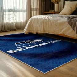 nfl seattle seahawks area rug non slip football carpet home decor gift idea for fans bedroom ss153