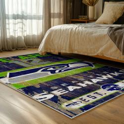 nfl seattle seahawks area rug non slip football carpet home decor gift idea for fans bedroom ss158