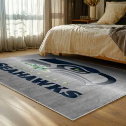 nfl seattle seahawks area rug non slip football carpet home decor gift idea for fans bedroom ss159