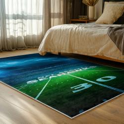 nfl seattle seahawks area rug non slip football carpet home decor gift idea for fans bedroom ss163