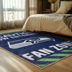 nfl seattle seahawks area rug non slip football carpet home decor gift idea for fans bedroom ss166